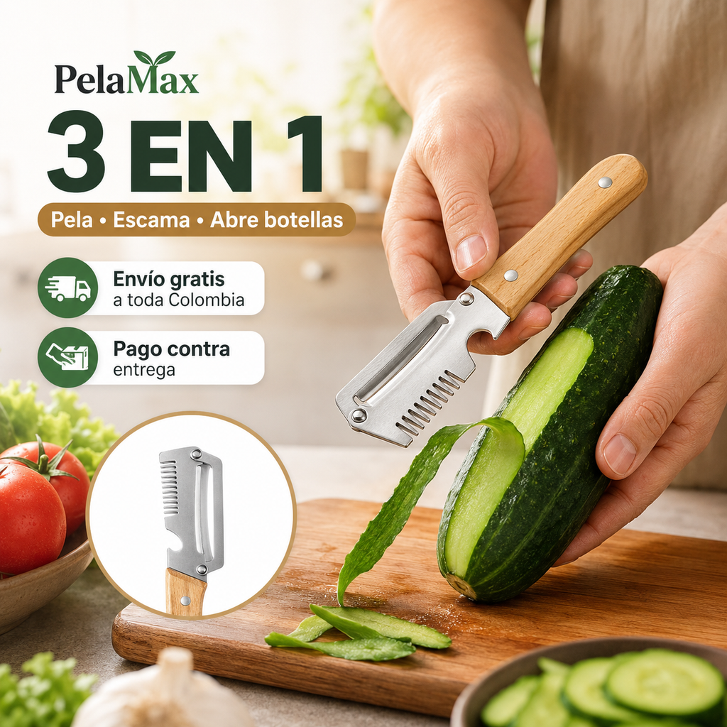 PelaMax™ Pelador Multifunción 3 en 1